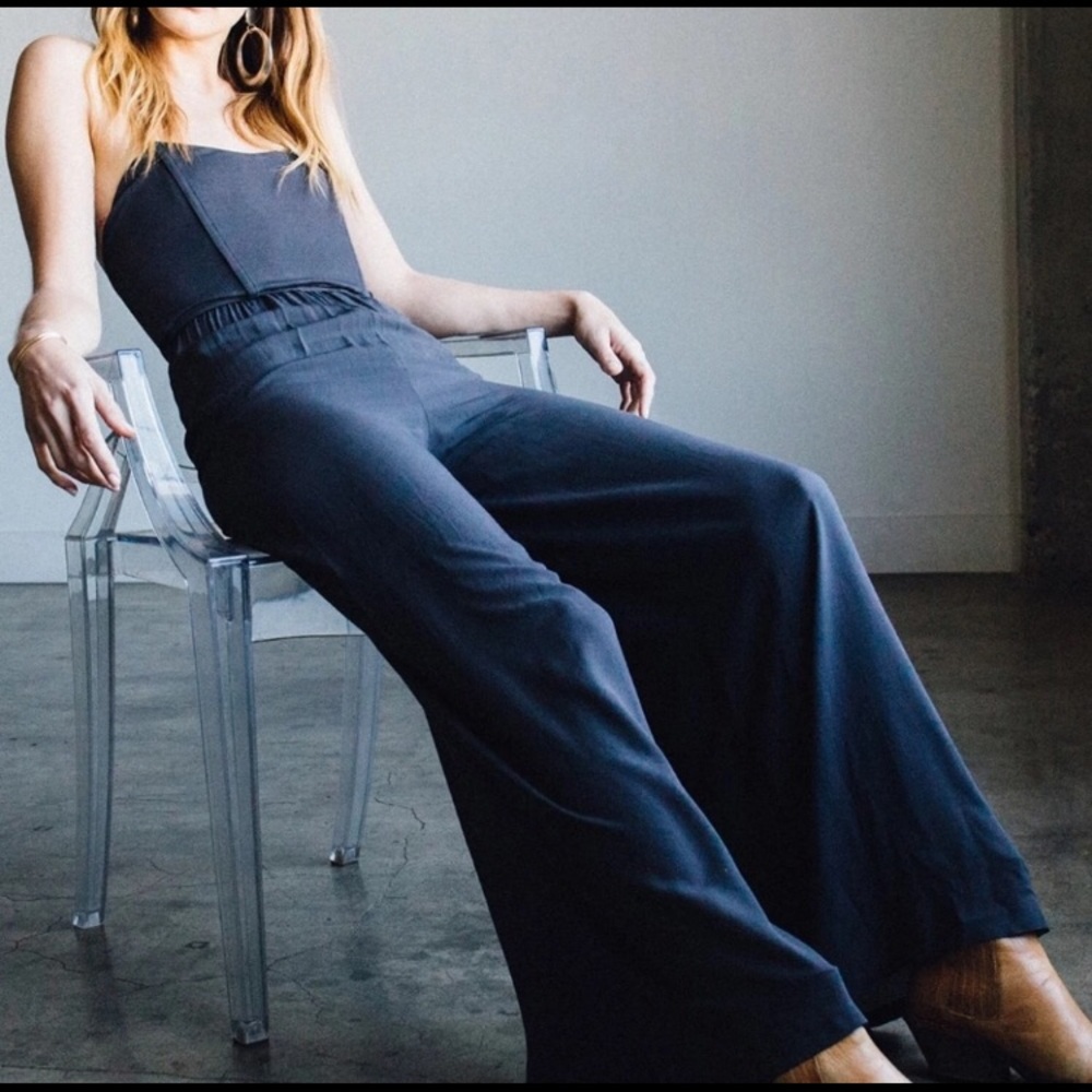 Novella Royale Washed Black Ford Jumpsuit in XL